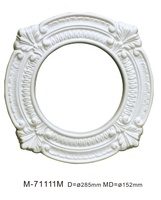 Médaillon de plafond en polyuréthane résistant à la décomposition, durable et écologique, facile à installer, ODM/OEM Gemei M-7184, pour la décoration d'appartements