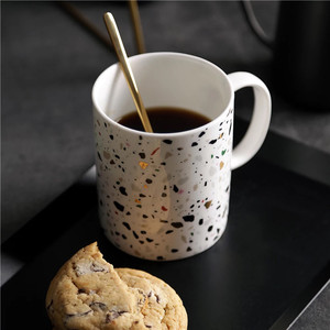 terrazo patrón impreso personalizado tazas de café de cerámica/artículos para el de la boda de taza de porcelana de venta - Product Image 2
