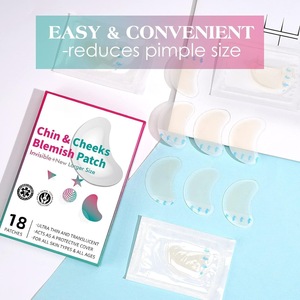 Patchs hydrocolloïdes anti-acné de grande taille, découpables sur mesure ; adaptés aux traitements de l'acné sur le visage, le corps, le front et le dos. - Product Image 5