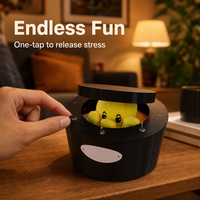 Nouveauté 2026 : Jouet anti-stress créatif en peluche pieuvre automatique pour bureau, idéal pour amis, collègues et anniversaires