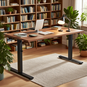 Venta al por mayor OEM ODM ordenador de un solo motor mesa de pie ergonómico inteligente eléctrico <span class=keywords><strong>altura</strong></span> ajustable sentarse soporte motorizado <span class=keywords><strong>Escritorio</strong></span> - Product Image 1