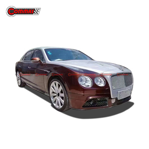 Kit de Carrocería de Fibra de Vidrio y Fibra de Carbono Estilo MSY para Bentley Flying Spur, Parachoques Delantero, Faldones Laterales, Tubo de Escape, Capó del Motor - Product Image 2