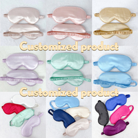 Masque de sommeil cache-yeux en coton mélangé imitation soie, doux, réutilisable, avec logo personnalisé, favorisant l'ombrage et la relaxation – Meilleure vente