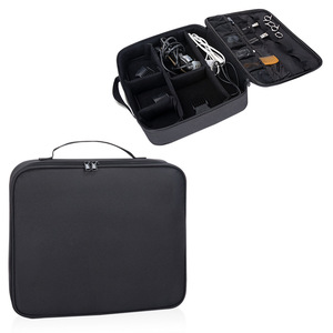 Sac de rangement portable moderne pour outils de coiffure en tissu Oxford avec fermeture éclair, poignée souple, capacité 3-6L, pour barbier - Product Image 5