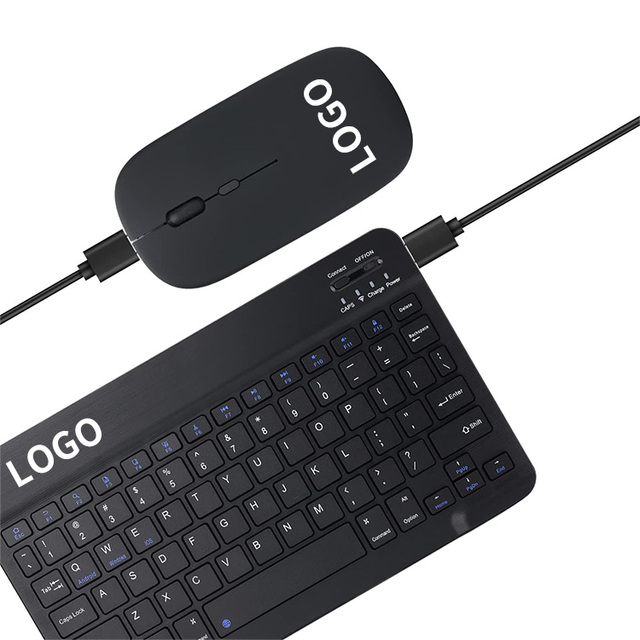 Custom Office Gift Set Universal Tablet Wireless Keyboard Mouse 10inch Gift Set for Business