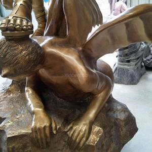 Statua d'Angelo a Grandezza Naturale Forgiata a Mano Vincentaa, Fornitore di Sculture Mitologiche - Product Image 5