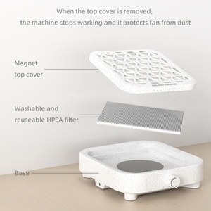 Aspirateur de poussière professionnel pour ongles, ventilateur super silencieux pour le polissage des ongles, outil de manucure électrique pour couvercle magnétique - Product Image 4