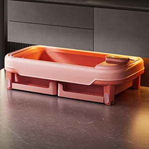 Portable <strong>Foldable</strong> Bathtub for Adults - Separate Family Bathroom SPA Tub - Ideal for Hot <strong>Bath</strong> Ice <strong>Bath</strong> - Product Image 4