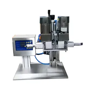 High Output Semi Automatic Bottle Capping Machine / Rotary Small Bottle Capping Machine / Wine Bottle Screw Cap Machine