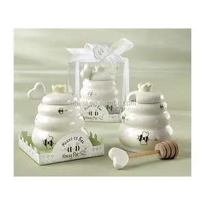 "Mama en Me Sweet as Can Bee" Gepersonaliseerde Keramische Honey Pot