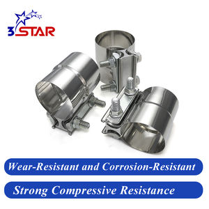 Penjepit lengan knalpot baja tahan karat, tugas berat Universal - Product Image 1