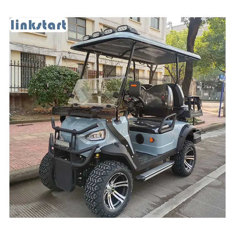 Carro de golfe bonde pessoal do Seater do carro 4 bonde novo do clube do projeto 2023 com bateria de lítio