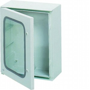 Armadio a parete Hager 350x300x160mm con porta trasparente per elettronica - Product Image 1
