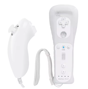 Aksesoris Game 2 in 1 gerakan Plus pengendali Remote dan Nunchuck dengan Motor getaran untuk konsol Wii - Product Image 5