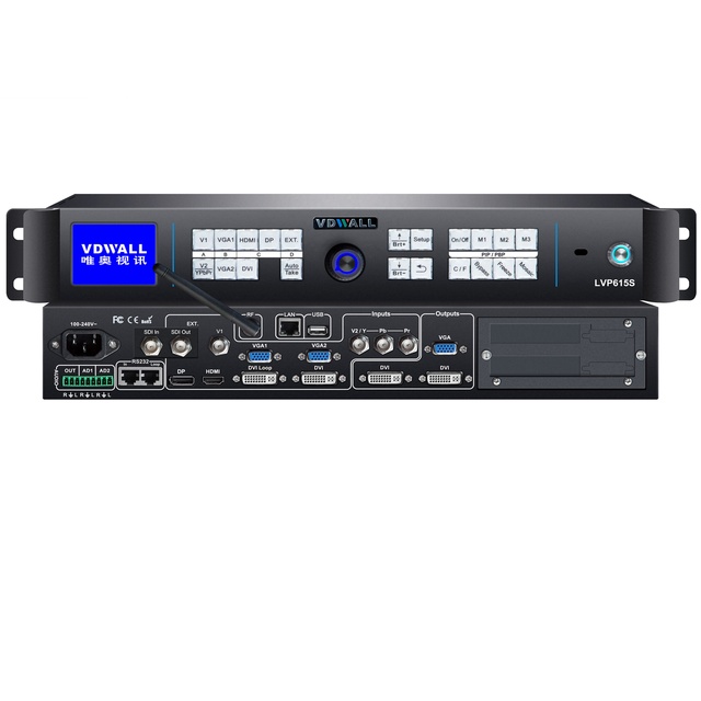VD Wall Used for LED Screen Display LVP615S LED HD Video Controller Processor SDK Video Wall Processor 6 Outputs Full Color