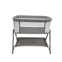 Nouveau-né bébé berceau infantile chevet dormeur Portable berceau réglable levage dormeur 100% respirant lavable matelas bébé lit