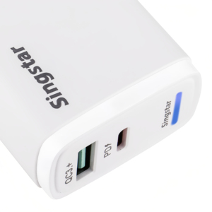 Caricabatterie per telefono cellulare da 25w con effetto luce blu per iphone/oppo/<span class=keywords><strong>vivo</strong></span> serie telefono USB da parete con imballaggio correlato bax - Product Image 5