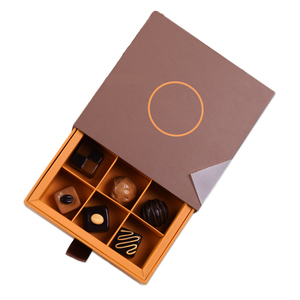 Vente en gros pas cher <span class=keywords><strong>prix</strong></span> personnalisé de qualité supérieure boîte d'emballage de bijoux boîtes cadeaux en velours boîte d'emballage de biscuits au chocolat en papier kraft - Product Image 2