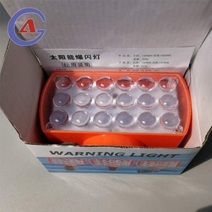 Luz de Advertencia Estroboscópica LED Magnética con Energía Solar, Luces de Emergencia Rojas y Azules, Luces Intermitentes para Carreteras - Product Image 6
