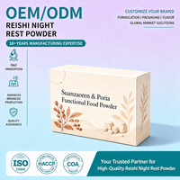 Poudre de Reishi pour la Nuit OEM ODM Marque Privée Vente en Gros Aubépine Pétales de Rose Igname pour Autres Compléments de Santé