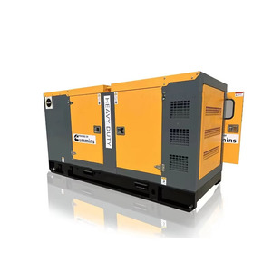 Groupe électrogène diesel industriel silencieux Perkins sur mesure 30 kW 50 kW 100 kW 200 kW, génération d'<span class=keywords><strong>électricité</strong></span> à énergie illimitée, portable avec ATS - Product Image 1