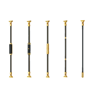 درابزين سلالم من سبائك الألومنيوم على الطراز الأوروبي، مناسب للمنازل الريفية ذاتية البناء والفيلات، درابزين بتصميم صيني جديد منحني وحلزوني قابل للتركيب الذاتي - Product Image 5