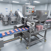 Machine automatique de formage de galettes de viande pour la restauration rapide, équipement de formage à grande vitesse pour filets de poisson et anneaux d'oignon
