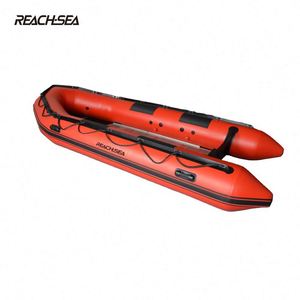 REACHSEA Rsare 14 pies 15 pies PVC Piso de aluminio 4 a <span class=keywords><strong>8</strong></span> personas Barco inflable - Product Image 4