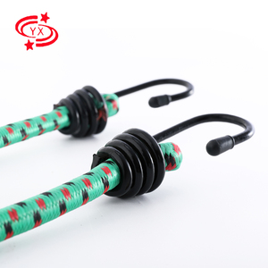 Cordon élastique réglable en corde à bagages en 8mm 10mm 12mm tailles avec crochet en latex caoutchouc polyester pour arrimage - Product Image 5