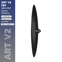 Aile avant hydrofoil polyvalente ART V2 939 en carbone pour la navigation en eaux océaniques : glisse stable et contrôle fluide.