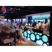Comptoir de bar à bulles LED, comptoir de bar à bière de pub haut de gamme