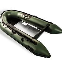 Canoë pneumatique rigide pour passagers, type hovercraft, avec plancher en aluminium, pour la vente