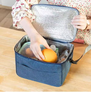 Sac isotherme portable épaissi avec fermeture éclair pour le déjeuner des employés de bureau et les pique-niques - Product Image 2