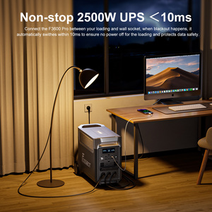 FossiBot สถานีไฟฟ้าฉุกเฉินแบบพกพาสำหรับการเดินทาง F3600Pro แคมป์ปิ้ง3840WH LiFePO4อุตสาหกรรม3600W AC บ้าน - Product Image 5