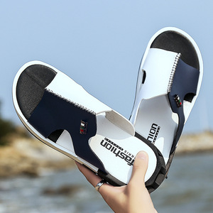 Sandales d'Été 2024 pour Hommes, Vente en Gros, Tongs Plates Tendance Grandes Tailles, Claquettes d'Extérieur Antidérapantes et Résistantes à l'Usure - Product Image 5