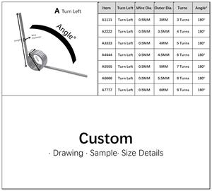 ขดลวดสปริงแรงบิดทรงกรวยแบบหมุนขดลวดขนาด60/90/120/180องศาสำหรับใช้ในอุตสาหกรรม - Product Image 4