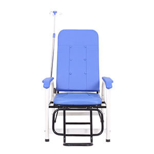 Poggiapiedi per poltroncina per infusione per persona singola per cliniche ospedaliere case di cura-sedia di attesa per infusione endovenosa a goccia sdraiata - Product Image 4