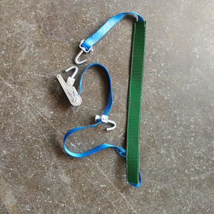 Sangles de pêche à la mouche pour le transport de voiture, deux pièces avec le tube de poignée, partie <span class=keywords><strong>courte</strong></span> avec 1 crochet en J pivotant et petit cliquet à poignée - Product Image 4