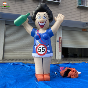 Muñeco Inflable <span class=keywords><strong>de</strong></span> Tela Oxford con Ventilador Incorporado, Modelo <span class=keywords><strong>de</strong></span> Globo <span class=keywords><strong>de</strong></span> Dibujos Animados, Personalizable en Tamaño, Hulde Aan Het Bruidspaar, Abraham Holland Sarah - Product Image 1