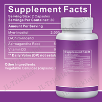 Gélules de Myo-Inositol et D-Chiro-Inositol Julong OEM sous Marque Privée avec Vitamine D3 pour l'Équilibre Hormonal et la Santé Ovarienne (Acide Folique)