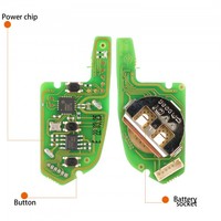 Control Remoto Universal para Auto Xhorse de 3 Botones, Control Remoto con Cable VVDI XKKF02EN XKKF05EN, Control Remoto VVDI