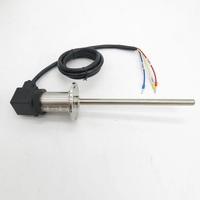 Sensor Suhu 3-Kabel Hirschmann SRK Plug in -50C hingga 300C Tahan Panas Tri-Clamp Berulir RTD Pt100