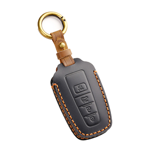 Cover per Chiavi Auto in Vera Pelle per <span class=keywords><strong>Toyota</strong></span> Corolla Levin Camry Avalon <span class=keywords><strong>C</strong></span>-<span class=keywords><strong>HR</strong></span> RAV4 Wildlander Highlander Crown Kluger Prado <span class=keywords><strong>C</strong></span>-<span class=keywords><strong>HR</strong></span> - Product Image 4