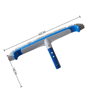 Cepillo de Lujo para <span class=keywords><strong>Piscina</strong></span> con Mango Extensible, Equipo de Limpieza para Piscinas Elevadas, Mango <span class=keywords><strong>Desmontable</strong></span> - Product Image 4