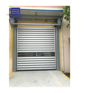Puerta Rápida Industrial de Aluminio Aislada, Resistente y de Alta Velocidad, con Sensor de Radar para Cámaras Frigoríficas - Product Image 3
