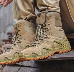 Botas Tácticas Largas de Camuflaje CP para Senderismo, Camping y Montañismo de Alta Resistencia TSB07 Stock Asiaon - Product Image 4