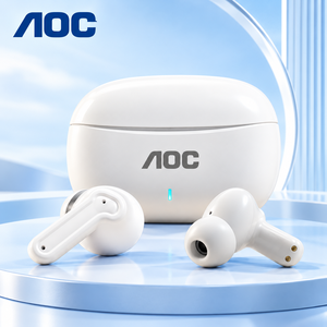 Auricolari True Wireless AOC con cancellazione del rumore ANC, audio stereo HiFi, cuffie in-ear per musica, chiamate, lavoro e uso quotidiano - Product Image 1