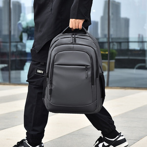 Sac à dos personnalisé à grande capacité avec fonction USB, imperméable, pour les affaires, les trajets quotidiens, les voyages, les activités de plein air, en PU, fermeture pour hommes - vente en gros - Product Image 5