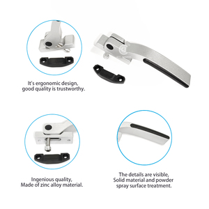 Poignée de verrouillage de fenêtre de porte en aluminium à point unique en alliage de zinc Manija de ventana pour veuve en aluminium pvc - Product Image 5