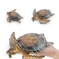Animales Marinos Simulados, Modelo de Tortuga, Juguetes Educativos Cognitivos para Niños, Adornos de Tortuga Submarina